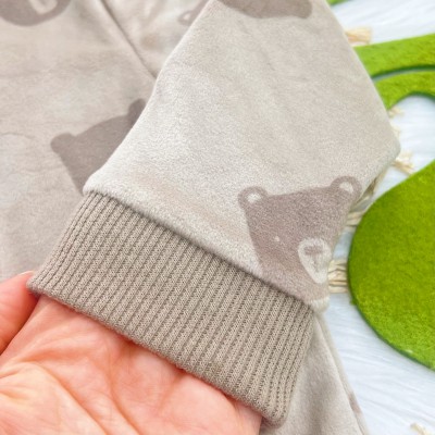 Macacão em Soft Plush Ursinhos - Marrom